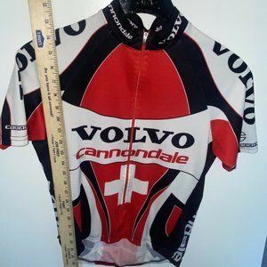 Bike Cycling Jersey Shirt Maillot Volvo Cannondale Camp. Switzerland Size M